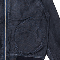 Iron Heart - IHM-47-NAV - 12oz Whipcord Tanker Jacket in Navy