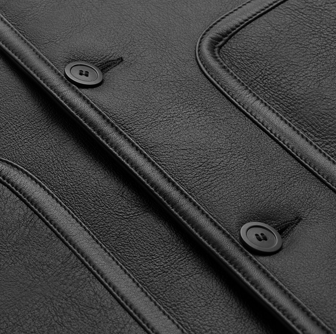 Knickerbocker - Inferno Sheepskin Coat in Black