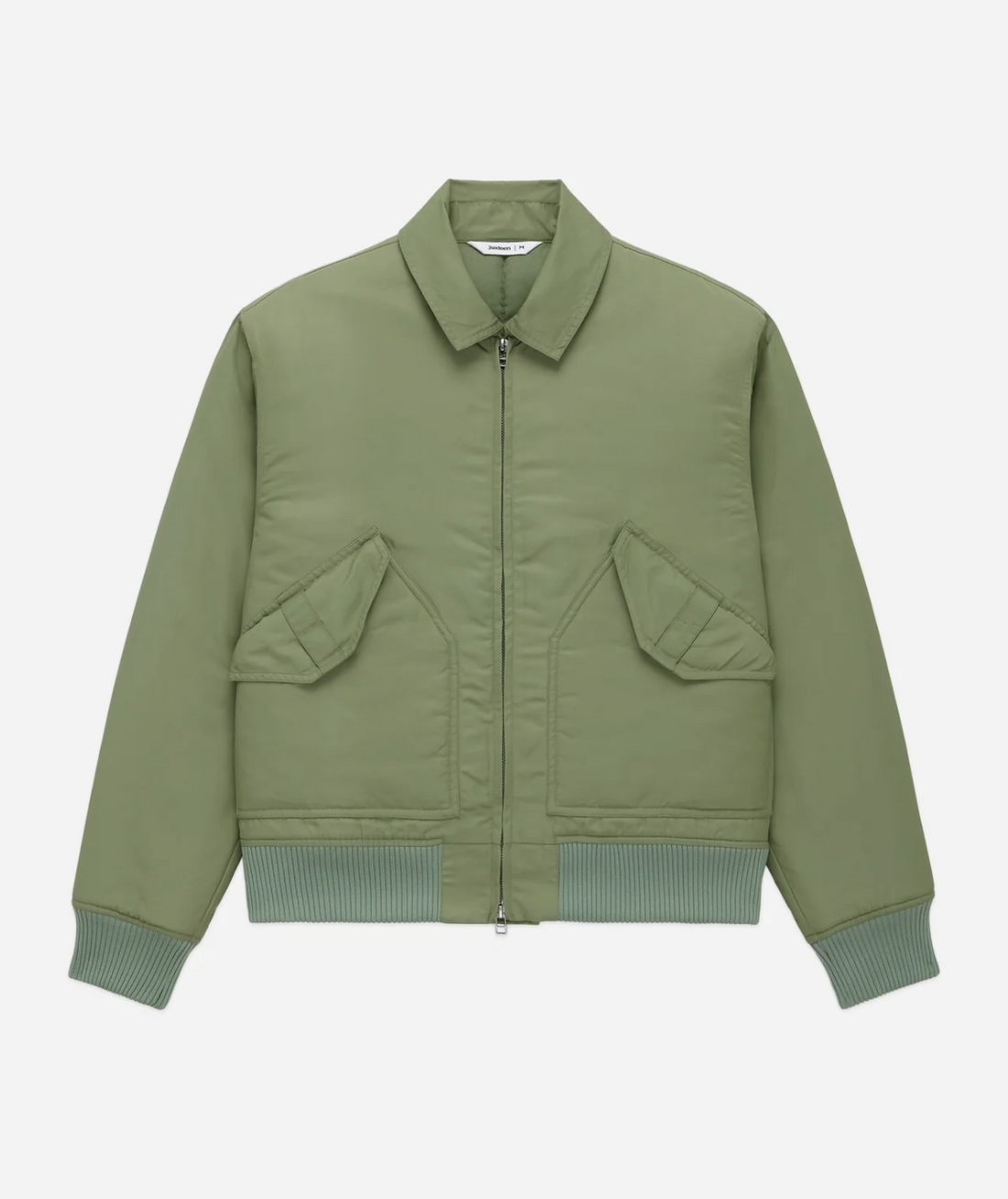 3sixteen - CWU Flight Jacket in Sage Aviator Satin