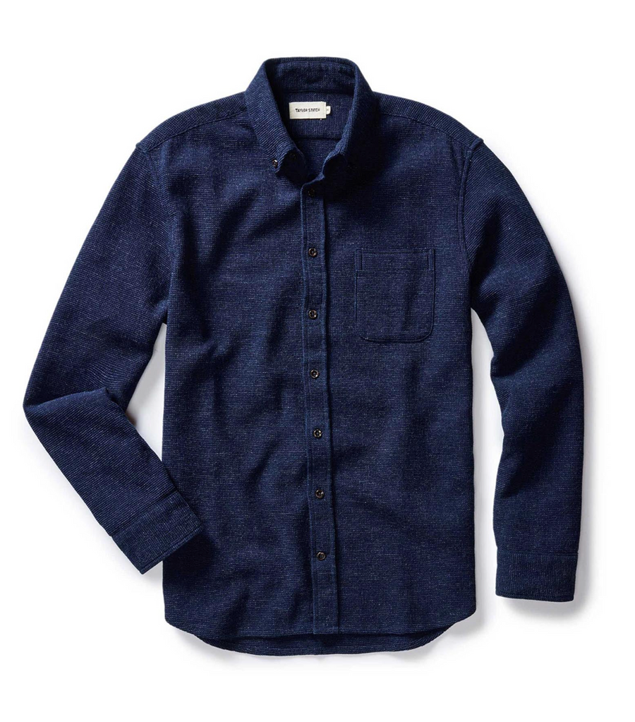 Taylor Stitch - The Jack in Rinsed Indigo Waffle