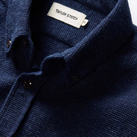 Taylor Stitch - The Jack in Rinsed Indigo Waffle