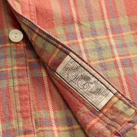 Double RL - Plaid Twill Workshirt in Red/Blue/Green