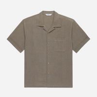 3sixteen - Vacation Shirt in Almond Linen