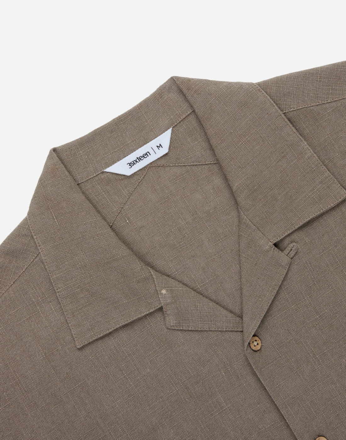 3sixteen - Vacation Shirt in Almond Linen