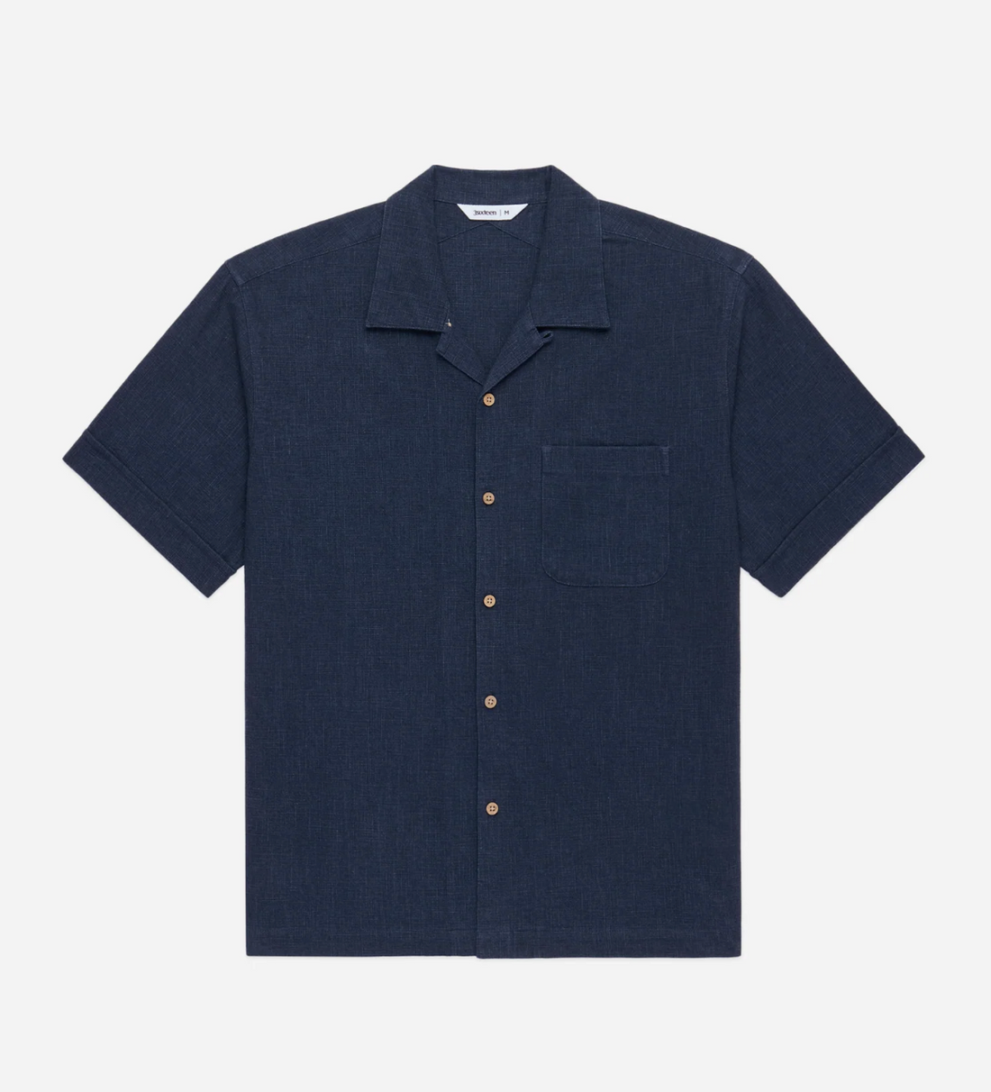 3sixteen - Vacation Shirt in Blue Linen