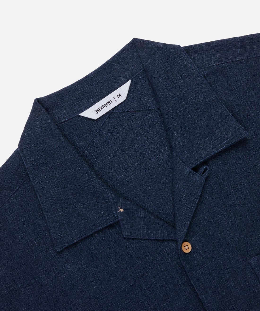 3sixteen - Vacation Shirt in Blue Linen