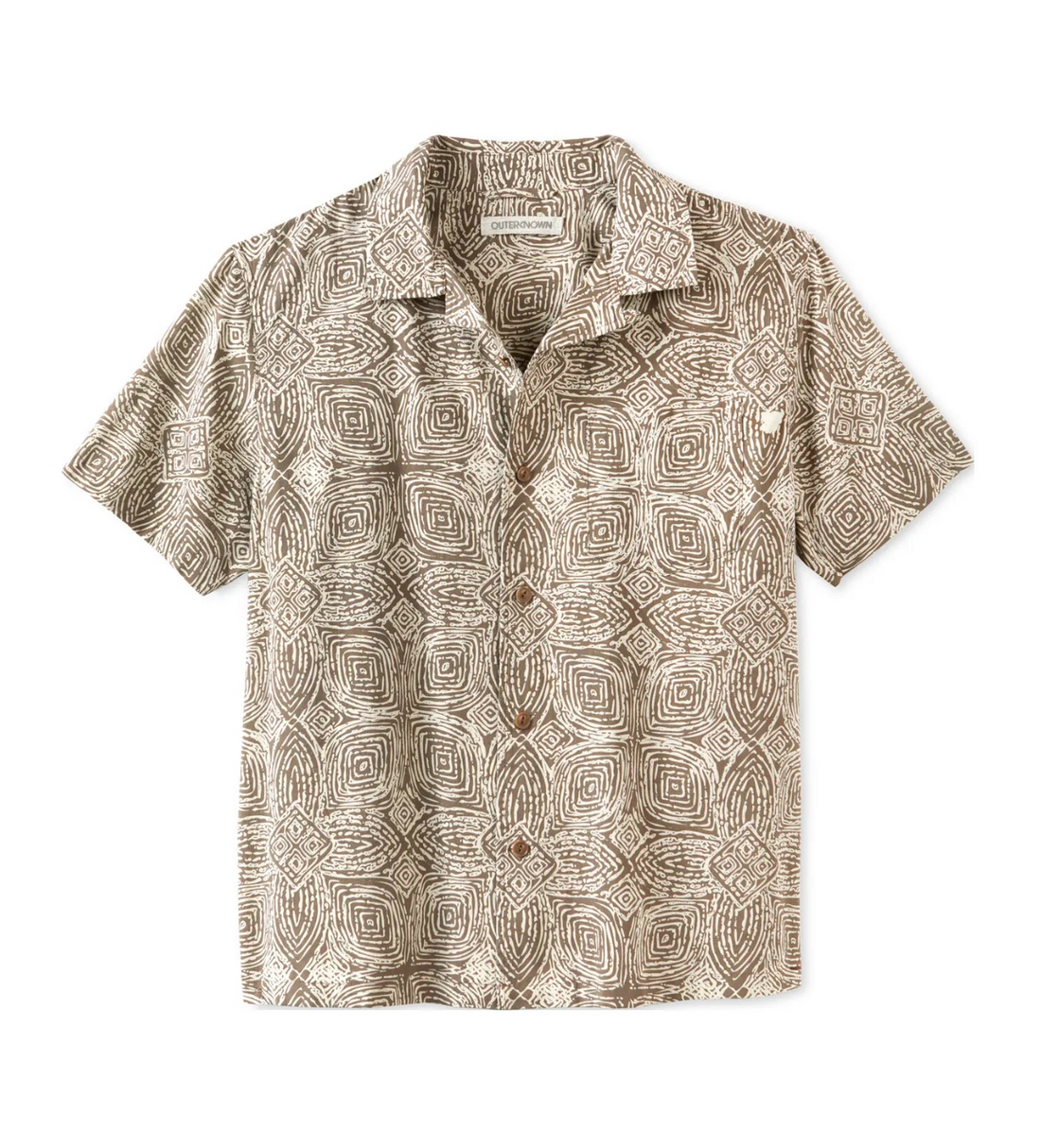 Outerknown - The BBQ Shirt in Kelp Bloom Ripples