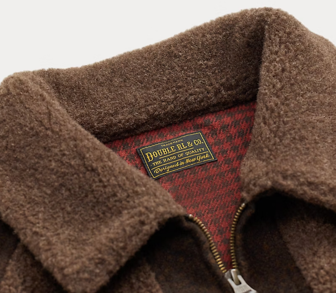 Double RL - Fleece Paneled Jacquard Jacket