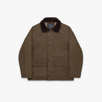 Knickerbocker - Highland Dry-Wax Cotton & Nylon Coat in Oak Brown