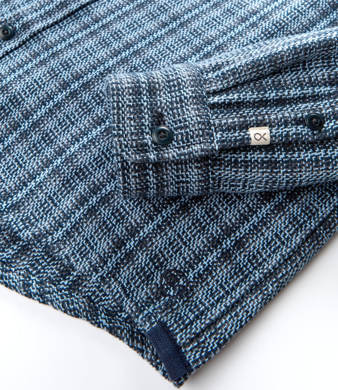 Outerknown - Blanket Shirt in  Indigo Seagravel Plaid