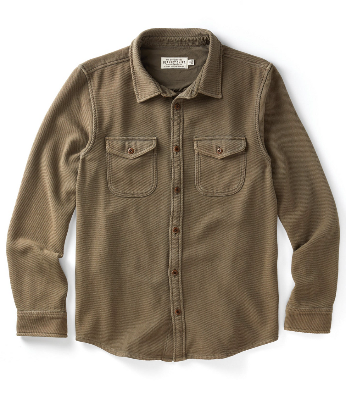 Outerknown - Chroma Blanket Shirt in Kelp Bloom