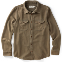 Outerknown - Chroma Blanket Shirt in Kelp Bloom