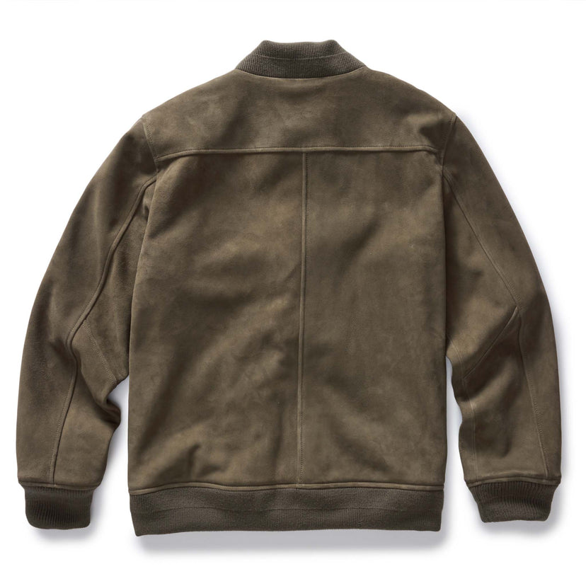 Taylor Stitch - The Bomber Jacket in Army Suede