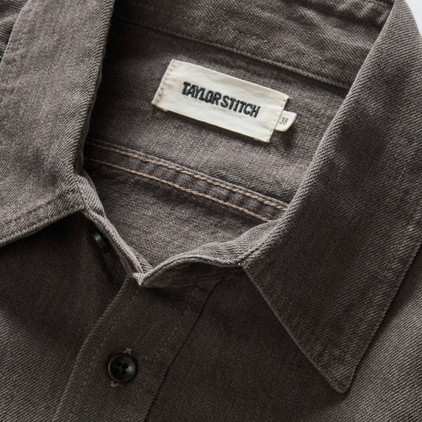 Taylor Stitch - The Utility Shirt in Soil Selvedge Denim