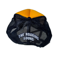 All Time High - The Roaring Sound Trucker Hat in Navy/Gold