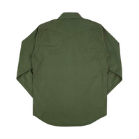 Iron Heart - 9oz Military Serge CPO Shirt in Olive