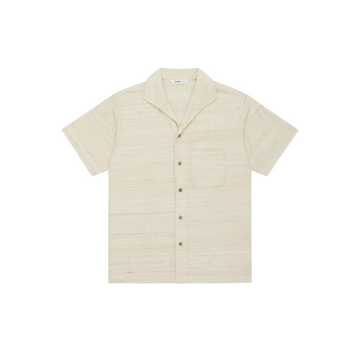 3sixteen - Leisure Shirt in Ivory Handloom Silk