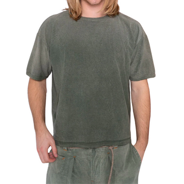 Dr. Collectors - Model T. Organic & Recycled Cotton Sunfaded Dye in Olive Army
