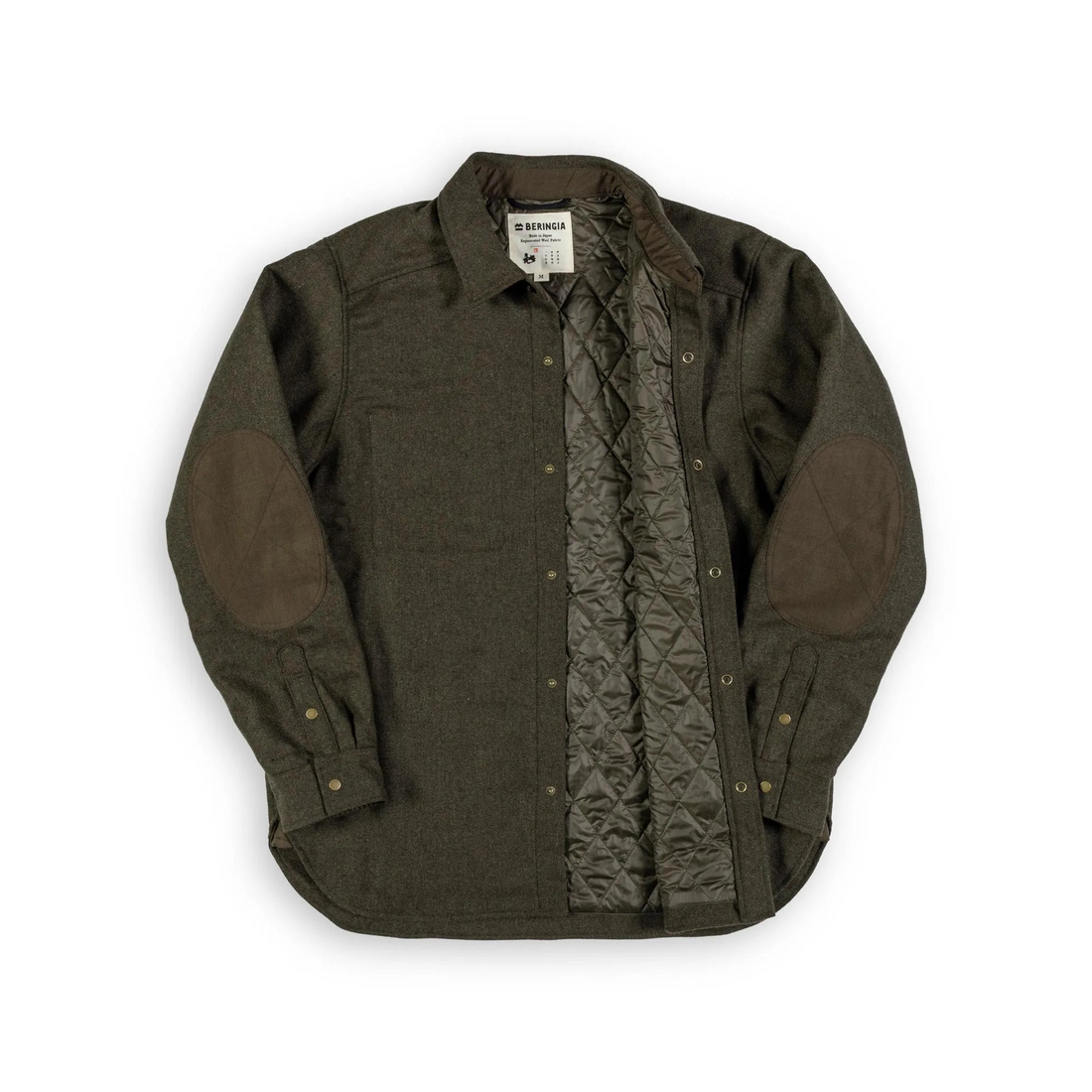 Beringia - Farallon Insulated Shirt in Dark Green