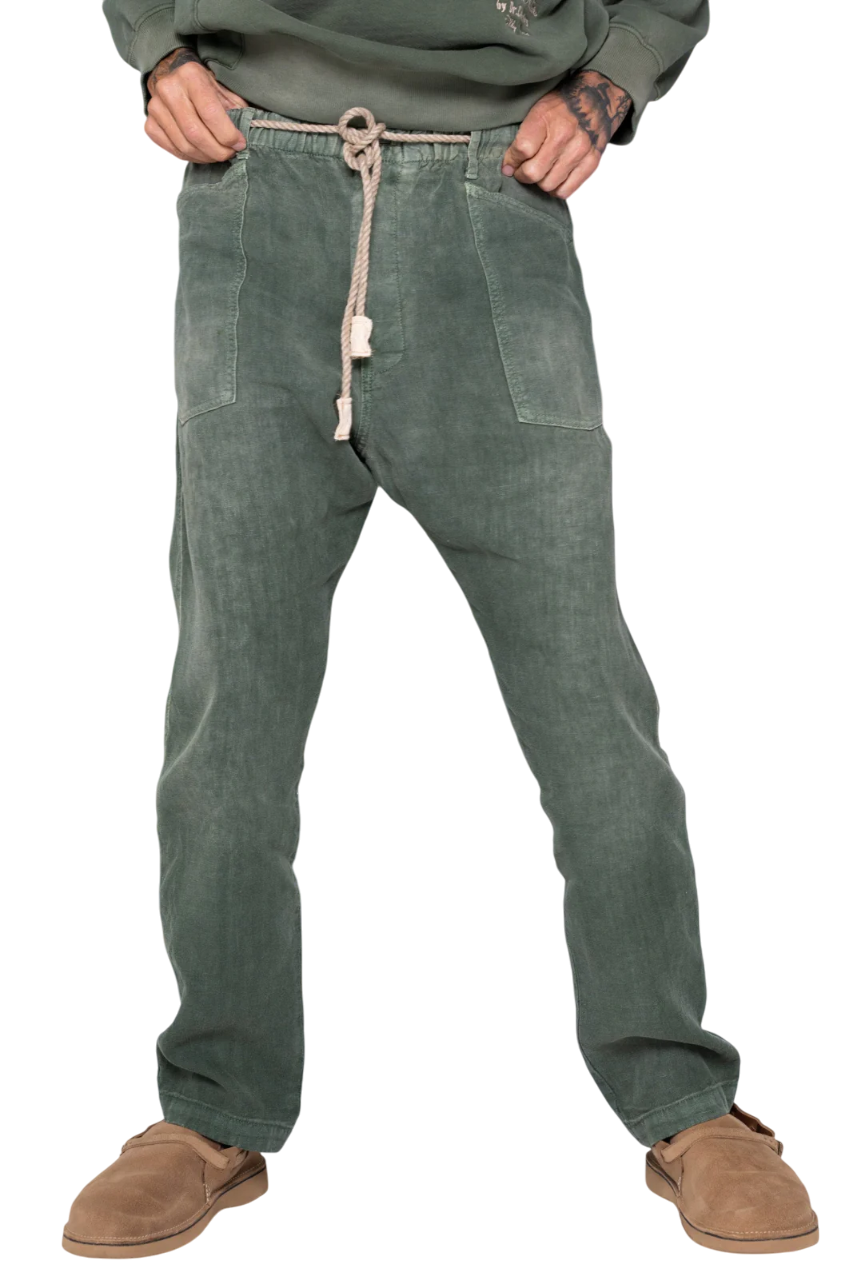 Dr. Collectors - P38 Japan 8oz Linen Sunfaded Army Green