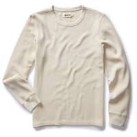 Taylor Stitch - The Organic Cotton Waffle Crew in Natural