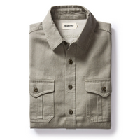 Taylor Stitch - The Saddler Shirt in Smoked Olive Twill
