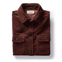 Taylor Stitch - The Connor Shirt in Burgundy Cord