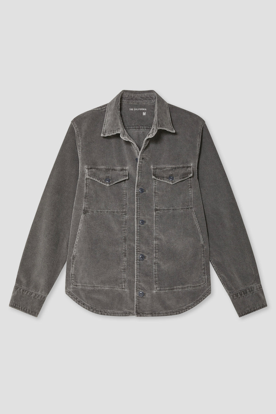 Save Khaki United - Wide Wale Corduroy Trucker Jacket in Black