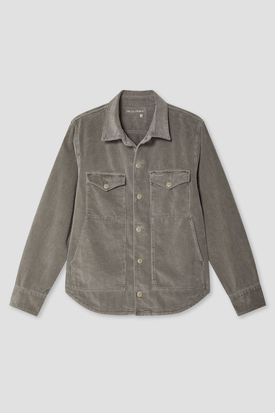 Save Khaki United - Wide Wale Corduroy Trucker Jacket in Mocha Brown