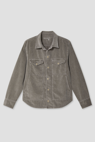 Save Khaki United - Wide Wale Corduroy Trucker Jacket in Mocha Brown