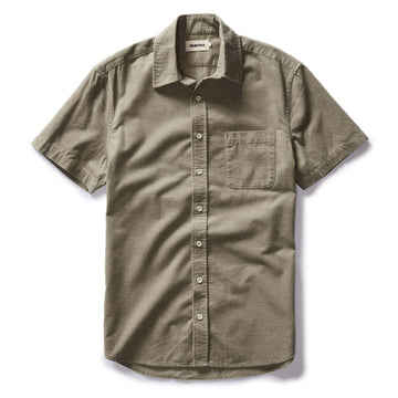 Taylor Stitch - The Short Sleeve California in Heather Moss Cord