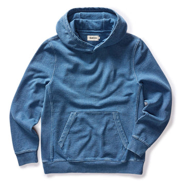 Taylor Stitch - The Après Hoodie in Washed Indigo Terry