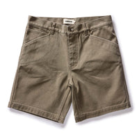 Taylor Stitch - The Camp Short in Stone Chipped Canvas