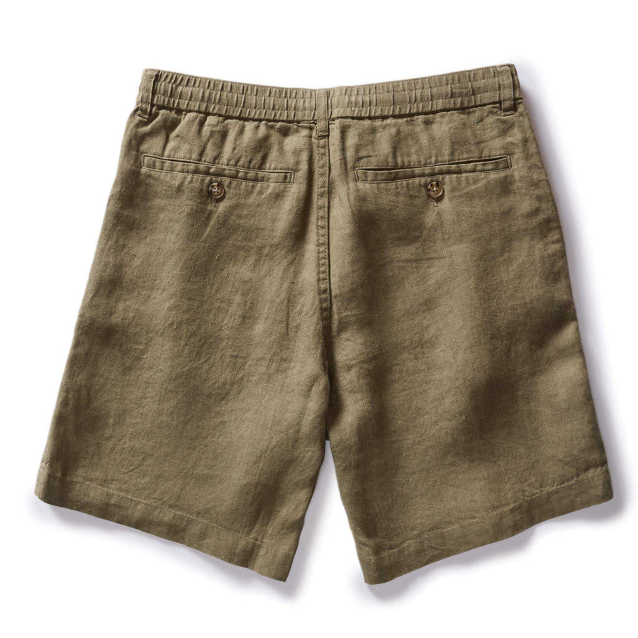 Taylor Stitch - The Easy Short in Olive Linen