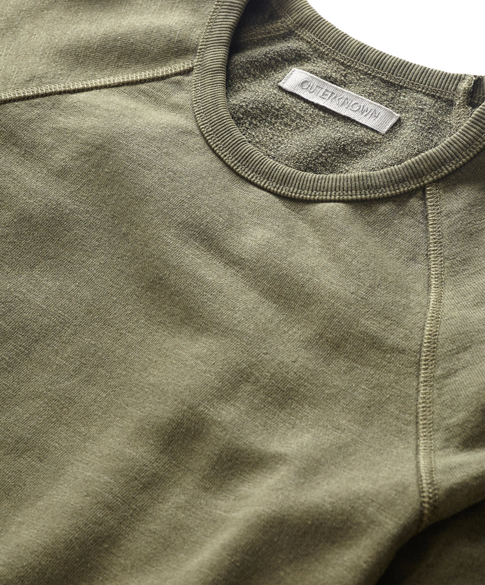 Outerknown- Sur Sweatshirt in Olive Branch