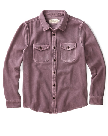 Outerknown - Chroma Blanket Shirt in Lilac Sands