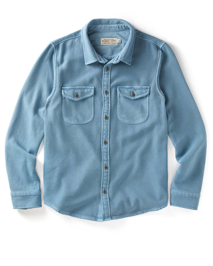 Outerknown - Chroma Blanket Shirt in Hazy Sea
