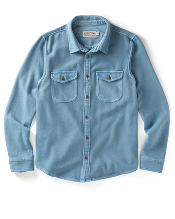 Outerknown - Chroma Blanket Shirt in Hazy Sea