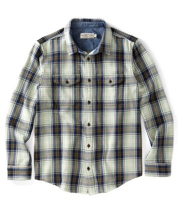 Outerknown - Blanket Shirt - Shades of Dusk Plaid