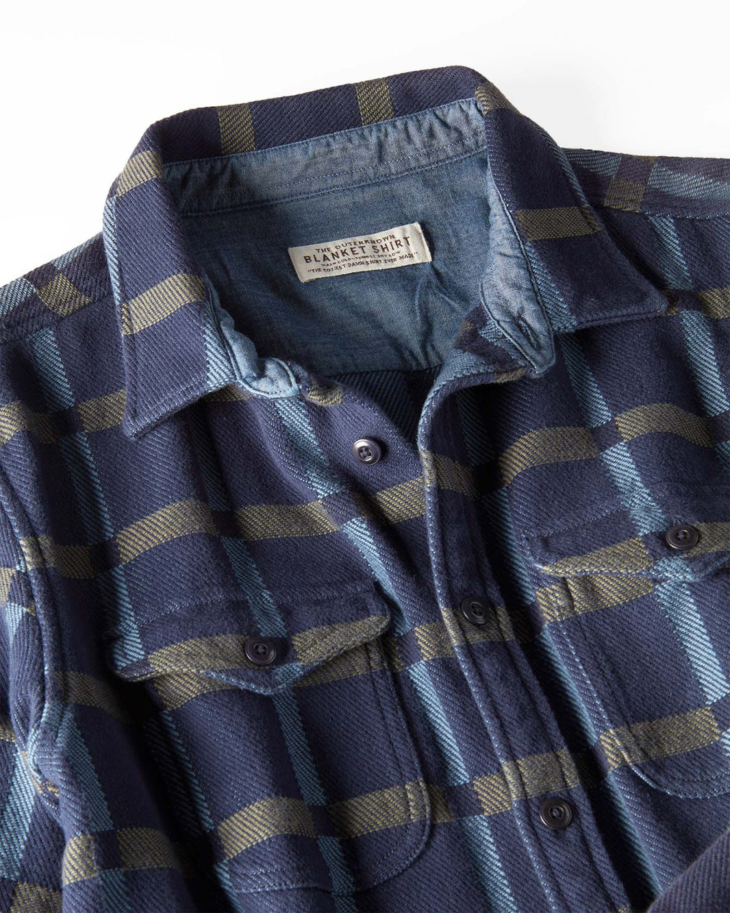 Outerknown - Blanket Shirt - Indigo Sea Bridge Plaid