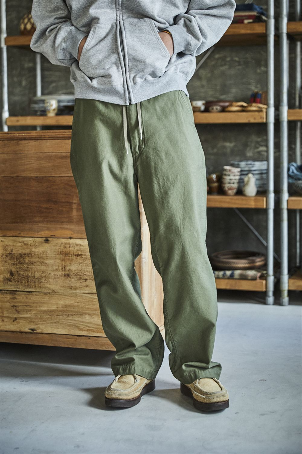 orSlow - Wide Fit New Yorker - Dark Olive