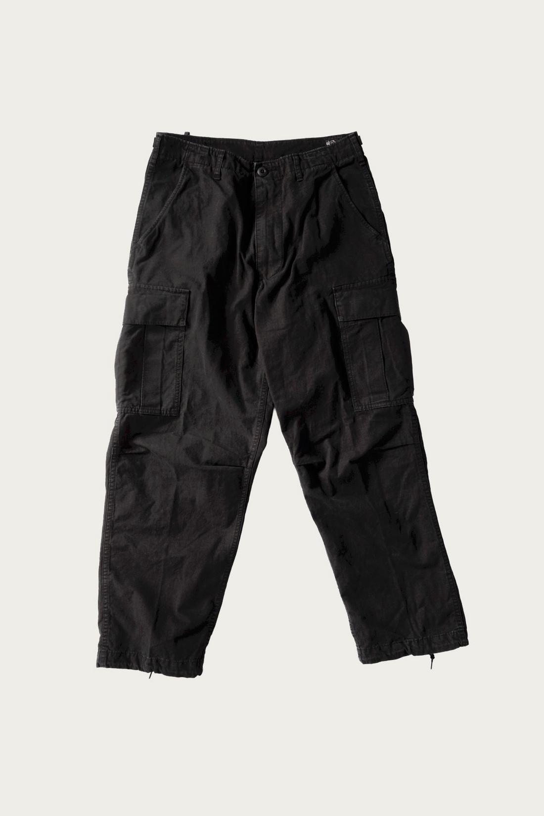 orSlow - Stone Black Vintage Fit 6 Pocket Cargo Pants - Black Stone