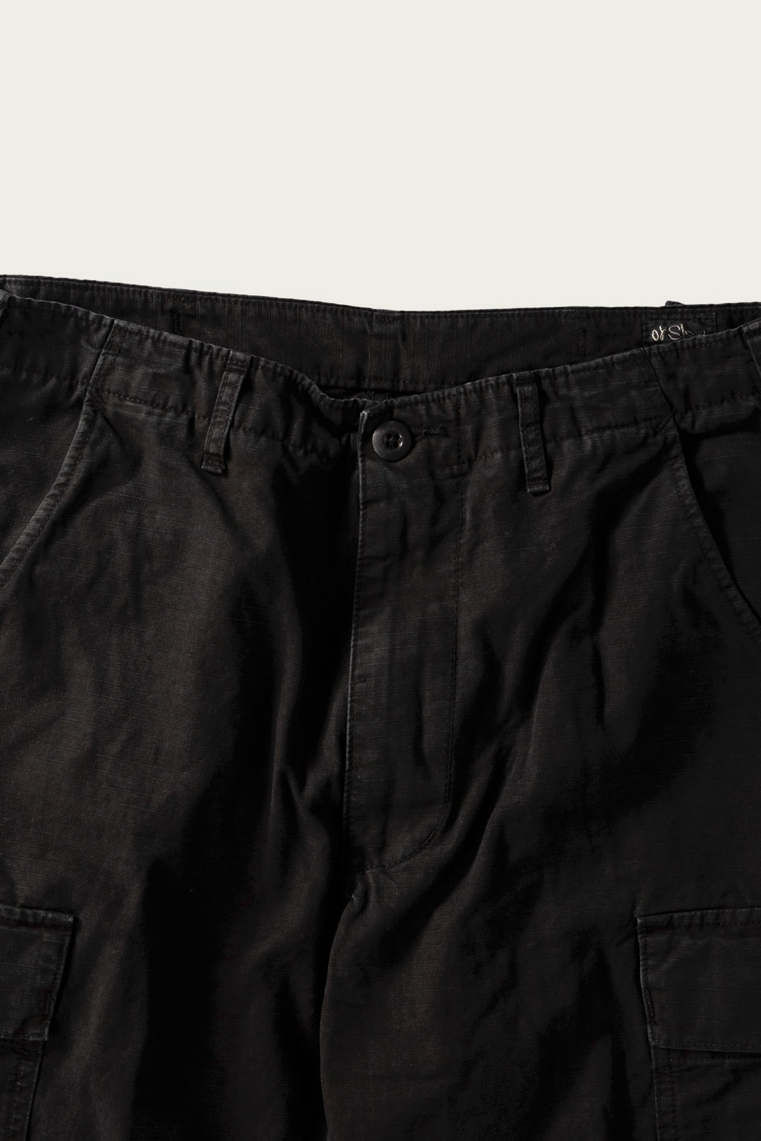 orSlow - Stone Black Vintage Fit 6 Pocket Cargo Pants - Black Stone