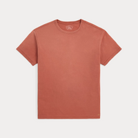 Double RL - Short-Sleeve Garment-Dyed Crewneck T-shirt - Red 1