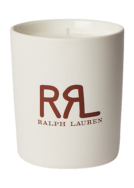 Double RL - Wax Glass Candle in Sandalwood
