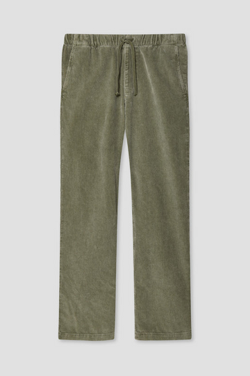 Save Khaki United - Wide Wale Cord Easy Chino in Lichen