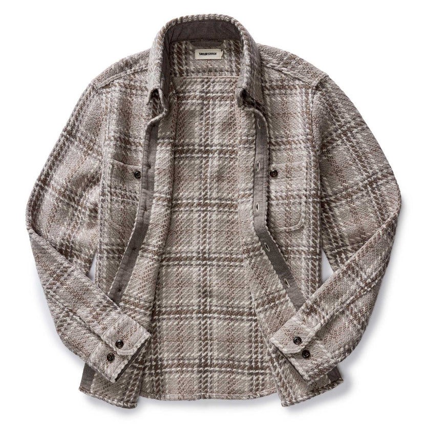 Taylor Stitch - The Cutter Overshirt in Grey Plaid