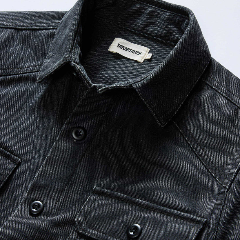 Taylor Stitch - The Shop Shirt in Coal Chipped Canvas