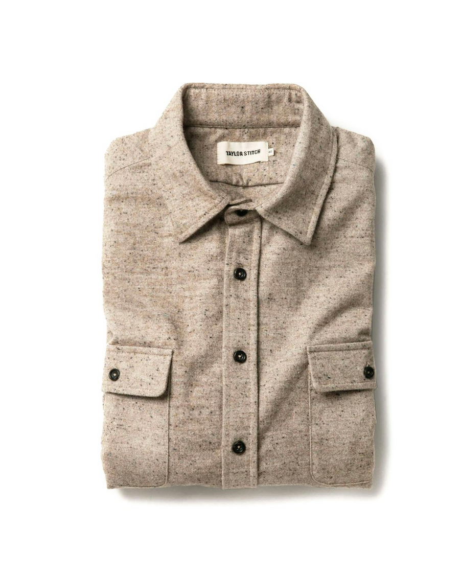 Taylor Stitch - The Yosemite Shirt in Oat Donegal