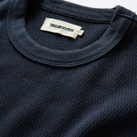 Taylor Stitch - The Organic Cotton Short Sleeve Crew in Dark Navy